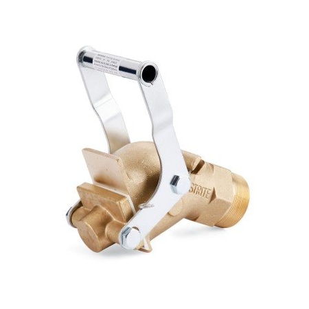 Justrite Brass Drum Gate Valve DRM217